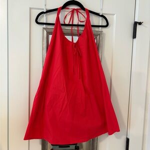 NWOT Wild Fable Red Halter Sun Dress❤️❤️